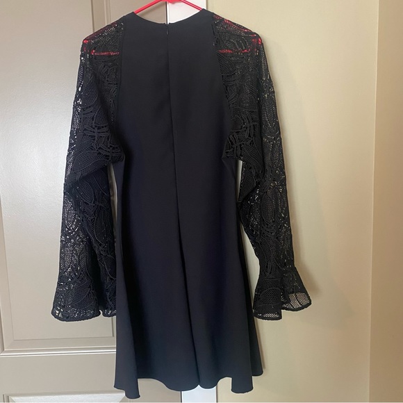 GIAMBA Black Lace Mini Dress IT 42 or US 6 - Picture 7 of 8